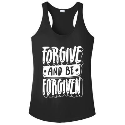 Forgive And Be Forgiven Ladies PosiCharge Competitor Racerback Tank