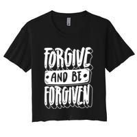 Forgive And Be Forgiven Women's Crop Top Tee