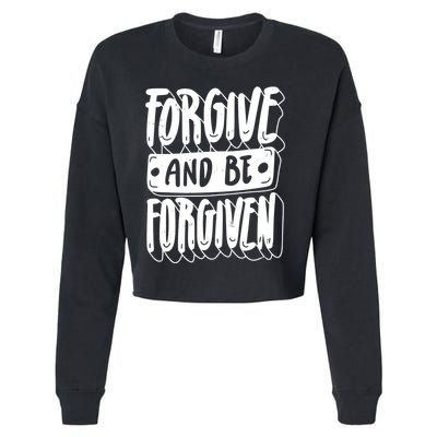 Forgive And Be Forgiven Cropped Pullover Crew
