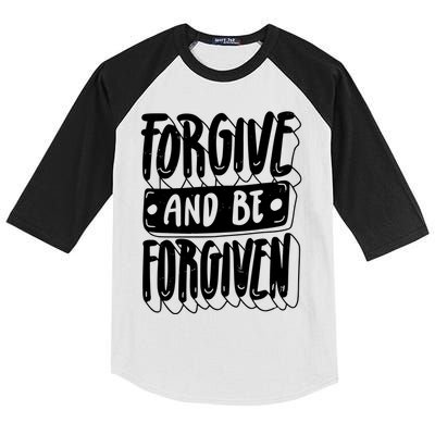 Forgive And Be Forgiven Kids Colorblock Raglan Jersey