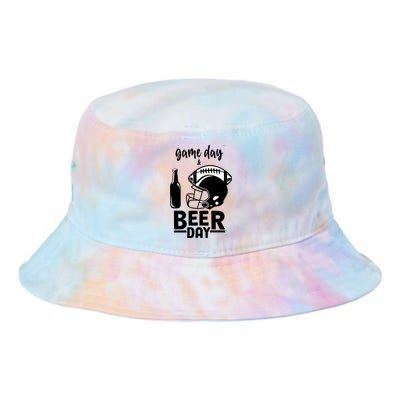 Football And Beer Day Gift Tie Dye Newport Bucket Hat