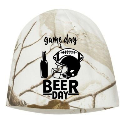 Football And Beer Day Gift Kati - Camo Knit Beanie