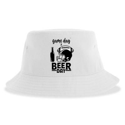 Football And Beer Day Gift Sustainable Bucket Hat