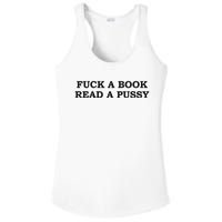 Fuck A Book Read A Pussy Ladies PosiCharge Competitor Racerback Tank