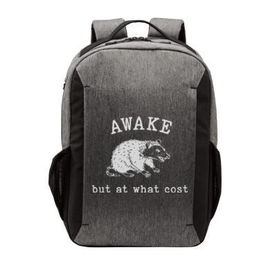 Funny A.Wake But At What Cost Funny Sarcastic Sayings Vector Backpack