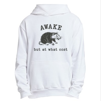 Funny A.Wake But At What Cost Funny Sarcastic Sayings Urban Pullover Hoodie