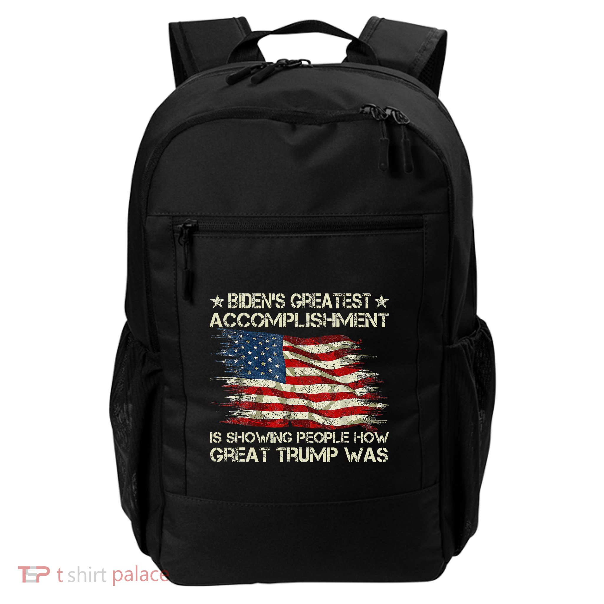 Funny Anti Biden BidenS Greatest Accomplisht Is Showing Daily Commute Backpack