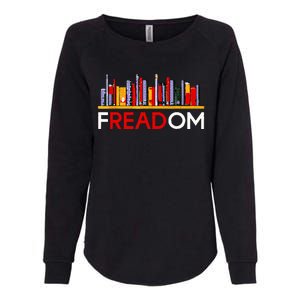 Freadom Anti Ban Books Freedom To Read Womens California Wash Sweatshirt