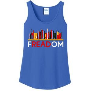 Freadom Anti Ban Books Freedom To Read Ladies Essential Tank