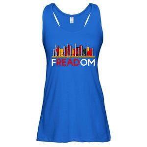 Freadom Anti Ban Books Freedom To Read Ladies Essential Flowy Tank