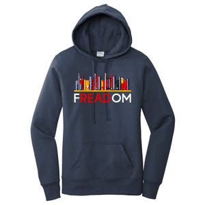 Freadom Anti Ban Books Freedom To Read Women's Pullover Hoodie