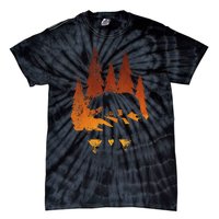 Fall Autumn Bear In Trees Fall Color Stylish Tie-Dye T-Shirt