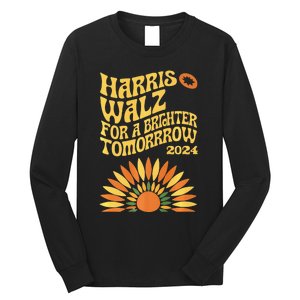 For A Brighter Tomorrow Harris Walz 2024 Premium Long Sleeve Shirt