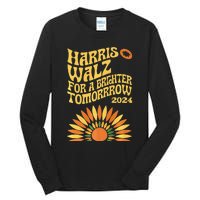 For A Brighter Tomorrow Harris Walz 2024 Premium Tall Long Sleeve T-Shirt