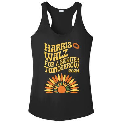 For A Brighter Tomorrow Harris Walz 2024 Premium Ladies PosiCharge Competitor Racerback Tank