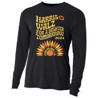 For A Brighter Tomorrow Harris Walz 2024 Premium Cooling Performance Long Sleeve Crew