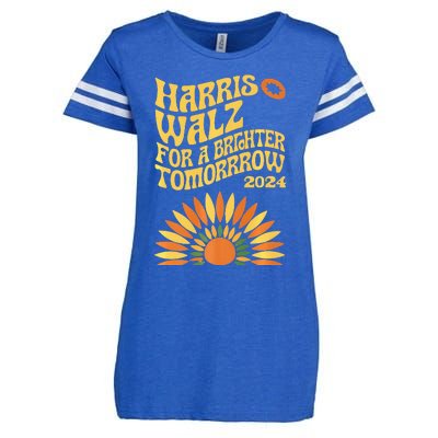 For A Brighter Tomorrow Harris Walz 2024 Premium Enza Ladies Jersey Football T-Shirt