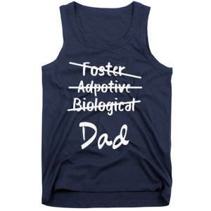 Foster Adoptive Biological Dad Adoption Fathers Day Papa Tank Top