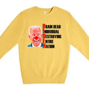 Funny Anti Biden Premium Crewneck Sweatshirt