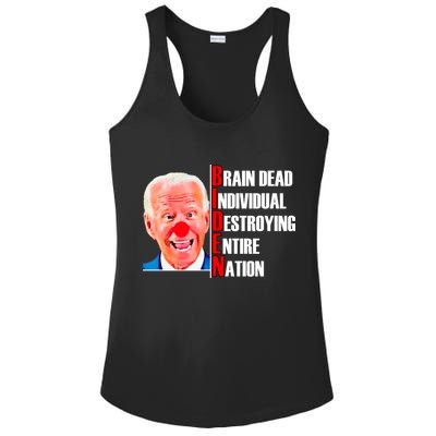 Funny Anti Biden Ladies PosiCharge Competitor Racerback Tank