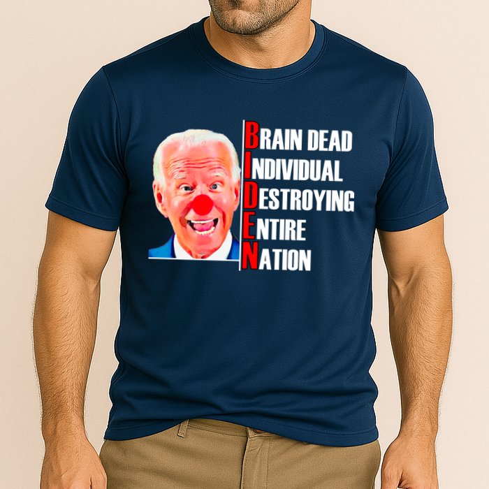 Funny Anti Biden Cooling Performance Crew T-Shirt