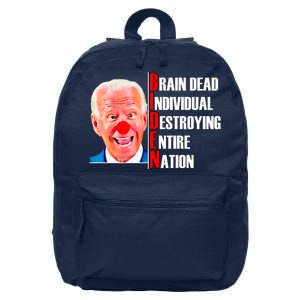 Funny Anti Biden 16 in Basic Backpack