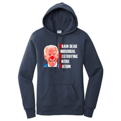 Funny Anti Biden Women's Pullover Hoodie