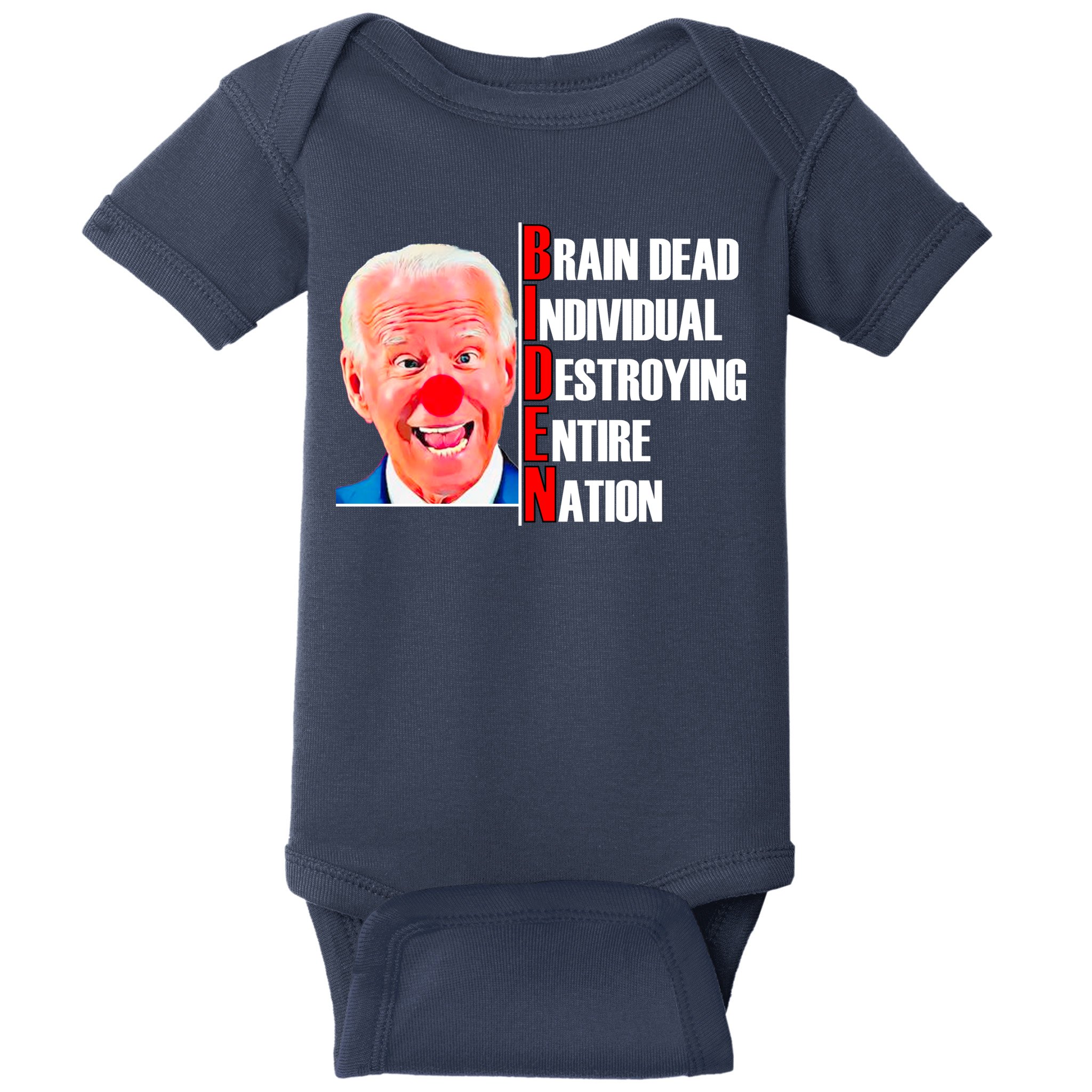 Funny Anti Biden Baby Bodysuit