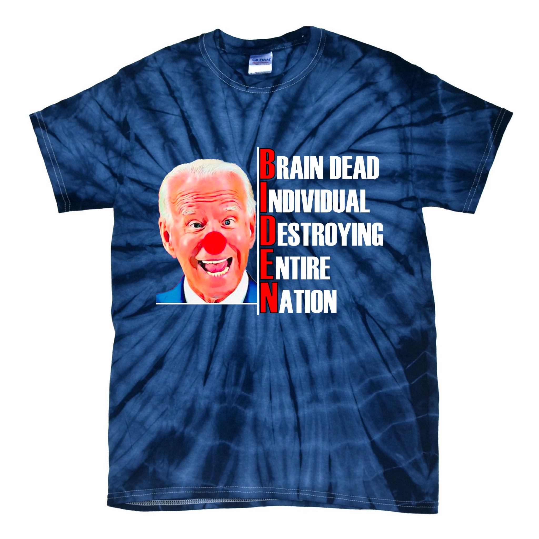 Funny Anti Biden Tie-Dye T-Shirt