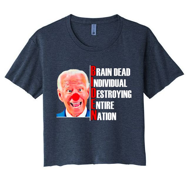 Funny Anti Biden Crop Top