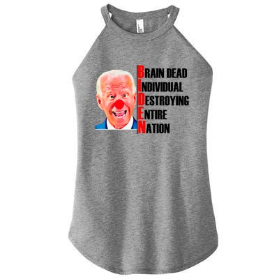 Funny Anti Biden Women's Perfect Tri Rocker Tank