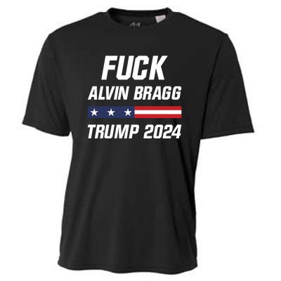 Fuck Alvin Bragg I Stand With Trump Free Trump Indictment Support Donald Trump Cooling Performance Crew T-Shirt