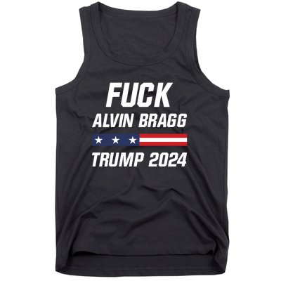 Fuck Alvin Bragg I Stand With Trump Free Trump Indictment Support Donald Trump Tank Top