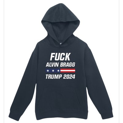 Fuck Alvin Bragg I Stand With Trump Free Trump Indictment Support Donald Trump Urban Pullover Hoodie