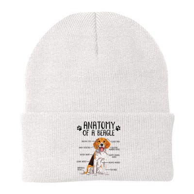 Funny Anatomy Beagle Dog Owner Pet Lover Knit Cap Winter Beanie