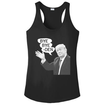 Funny Anti Biden Drops Out Of 2024 Election Race Bye Bye Den Ladies PosiCharge Competitor Racerback Tank