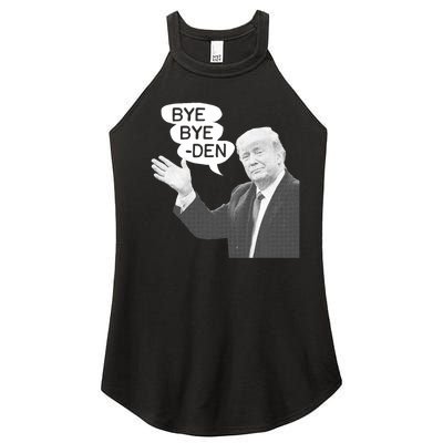 Funny Anti Biden Drops Out Of 2024 Election Race Bye Bye Den Women’s Perfect Tri Rocker Tank