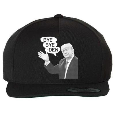 Funny Anti Biden Drops Out Of 2024 Election Race Bye Bye Den Wool Snapback Cap