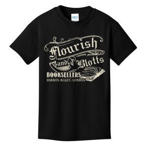 Flourish And Blotts Wizard Book Shop Kids T-Shirt