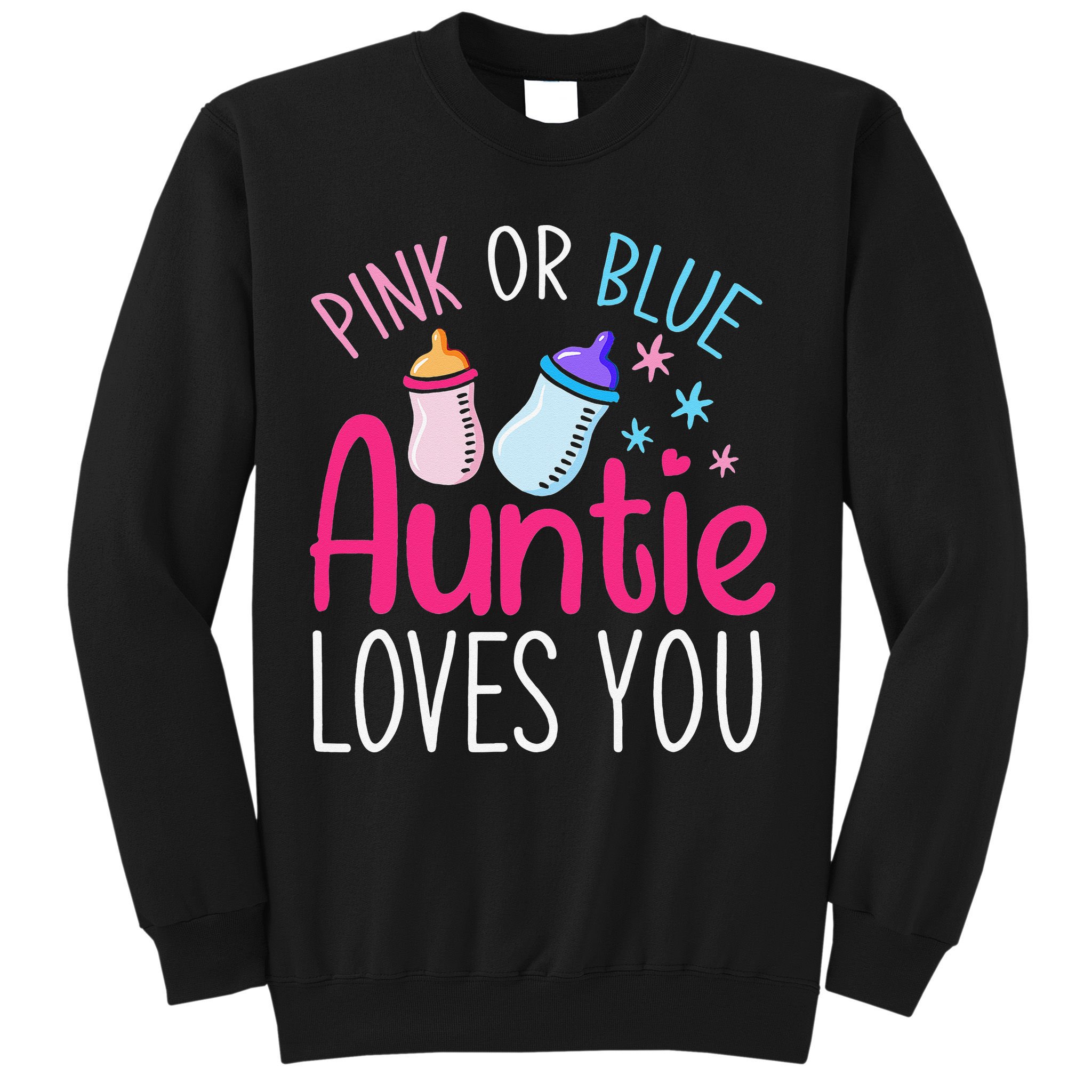 Future Aunt Baby Shower Pregnancy Auntie Gender Reveal Sweatshirt