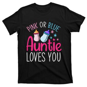 Future Aunt Baby Shower Pregnancy Auntie Gender Reveal T-Shirt