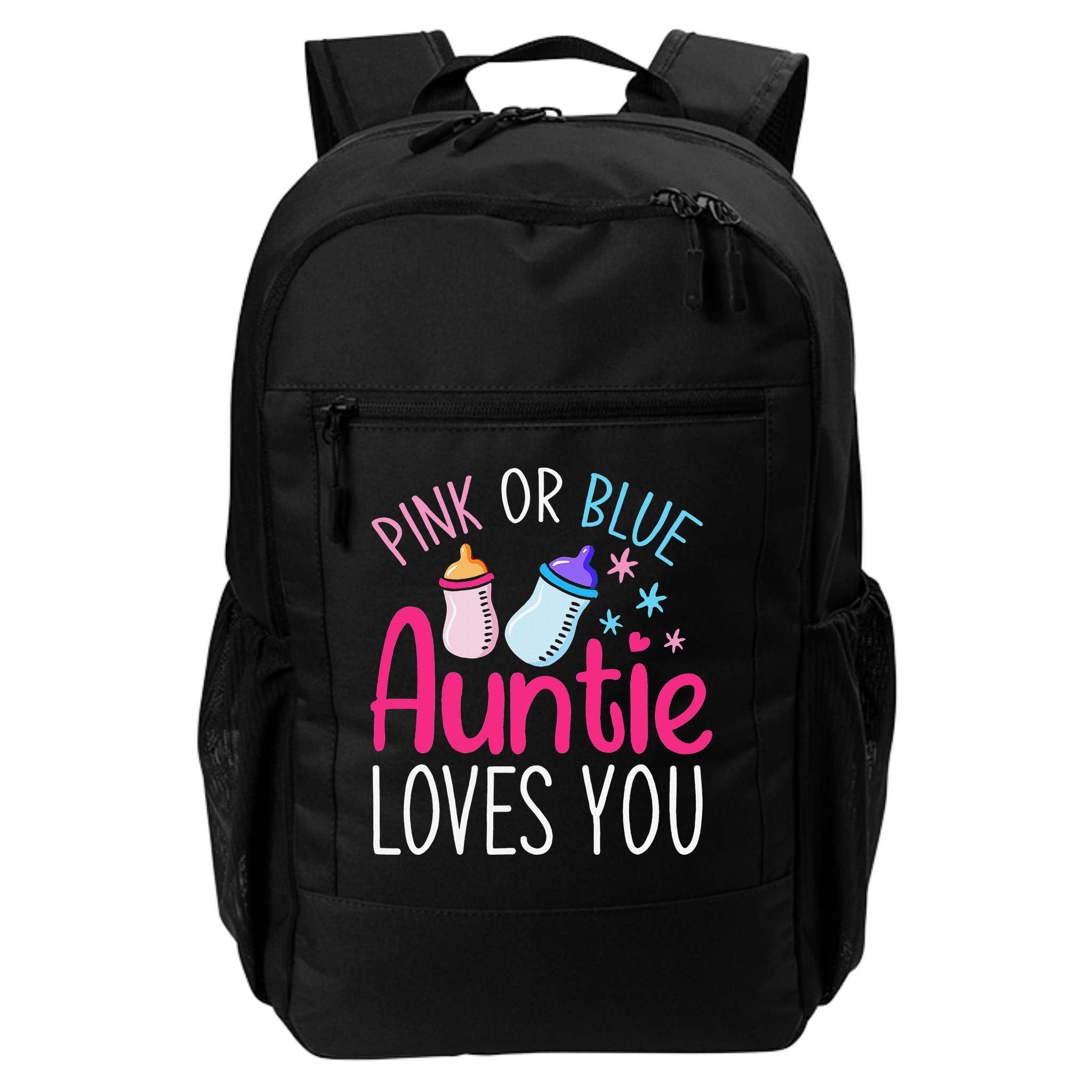 Future Aunt Baby Shower Pregnancy Auntie Gender Reveal Backpack