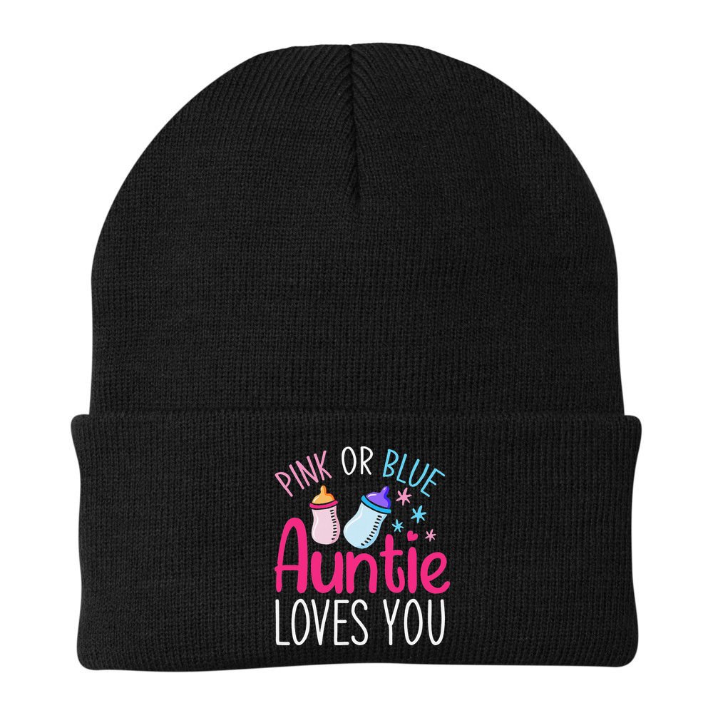 Future Aunt Baby Shower Pregnancy Auntie Gender Reveal Beanie