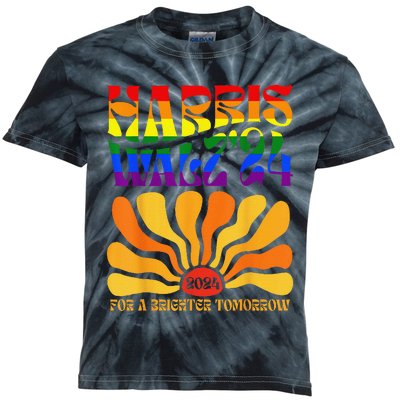 For A Brighter Tomorrow Boho Aesthetic Kids Tie-Dye T-Shirt