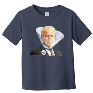 Funny Anti Biden And Dog Cone Impeach Biden Toddler T-Shirt