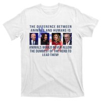 Funny Anti Biden Never Allow The Dumbest To Lead Democrats T-Shirt