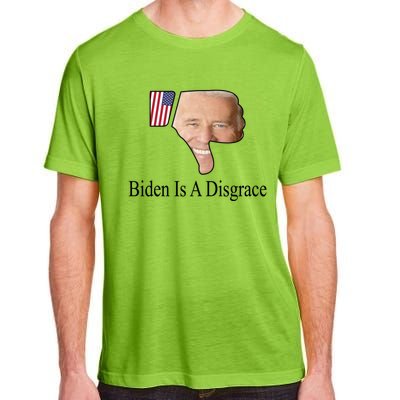 Funny Anti Biden Tee Biden Is A Disgrace Adult ChromaSoft Performance T-Shirt