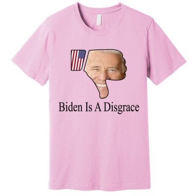 Funny Anti Biden Tee Biden Is A Disgrace Premium T-Shirt