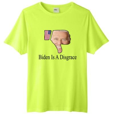 Funny Anti Biden Tee Biden Is A Disgrace Tall Fusion ChromaSoft Performance T-Shirt