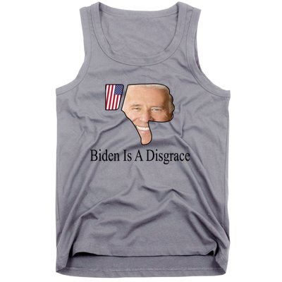 Funny Anti Biden Tee Biden Is A Disgrace Tank Top